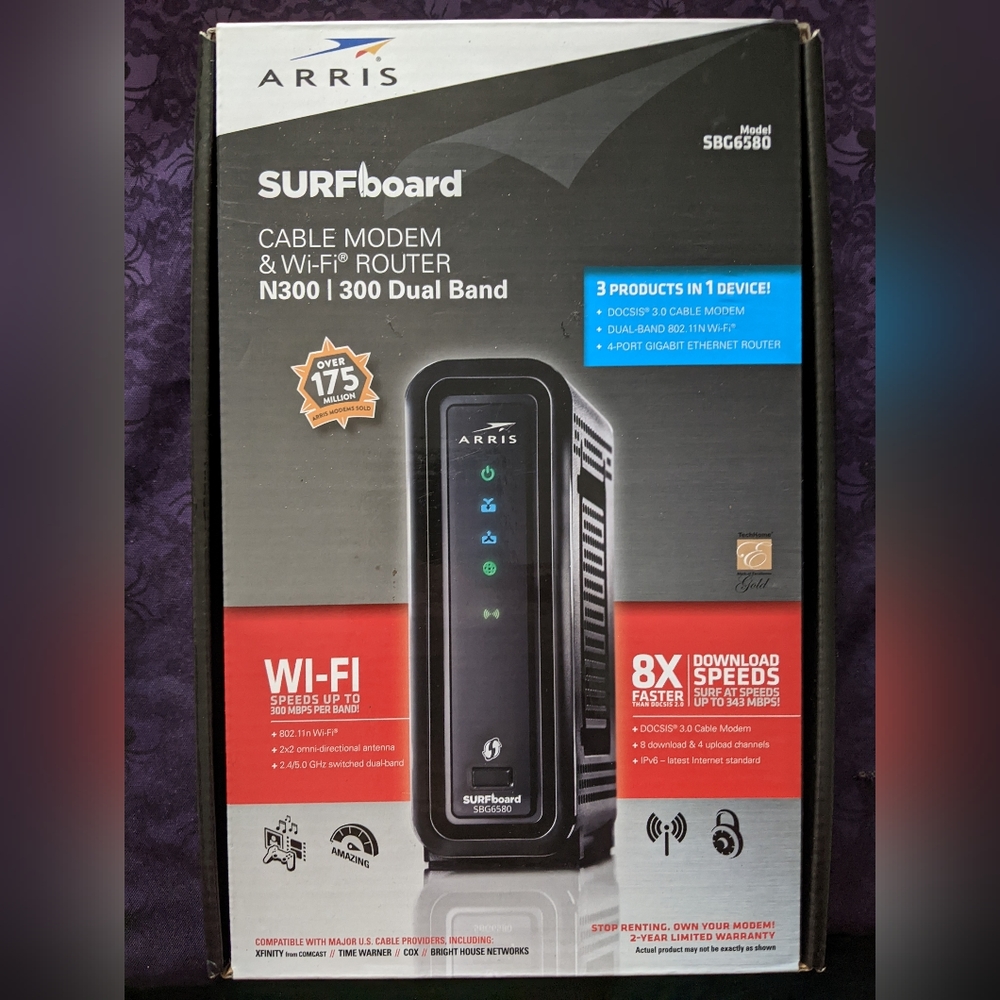 Arris SURFboard Cable Modem & WiFi Router - Picture 10 of 13
